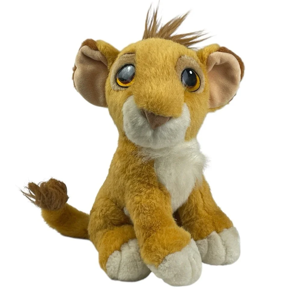 Vintage Simba Plush Disney 1993 Mattel The Lion King Soft Lion Cub Toy